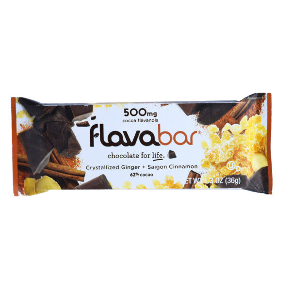 Crystallized Ginger + Saigon Cinnamon Chocolate Bar