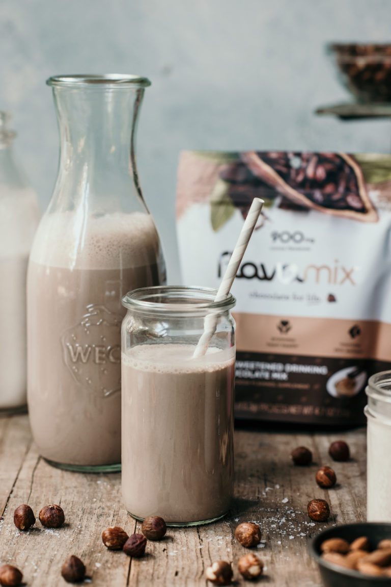 Chocolate Hazelnut Milk (Dairy Free) Cocoa Flavanol Recipe